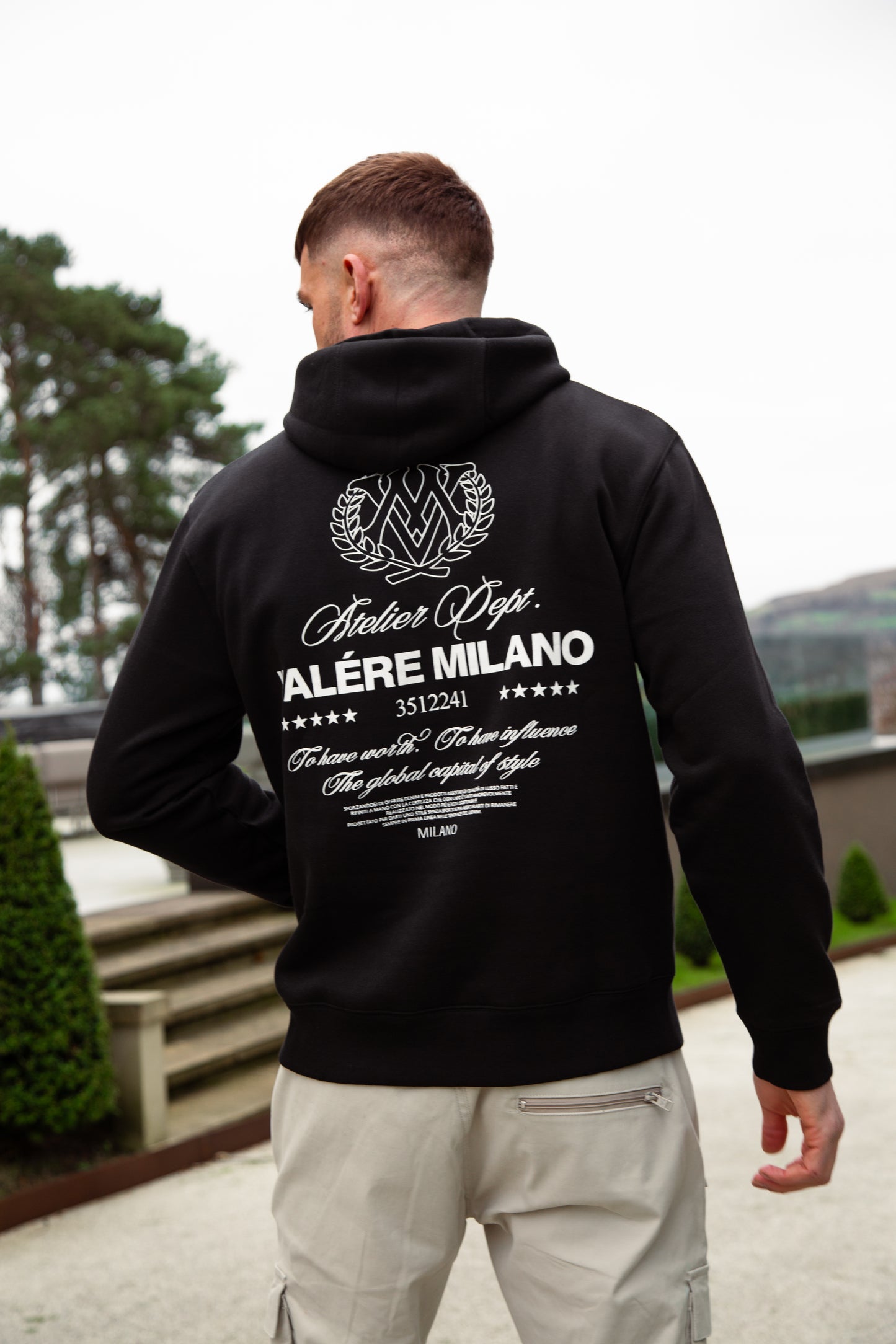 LEONCINI BLACK HOODIE