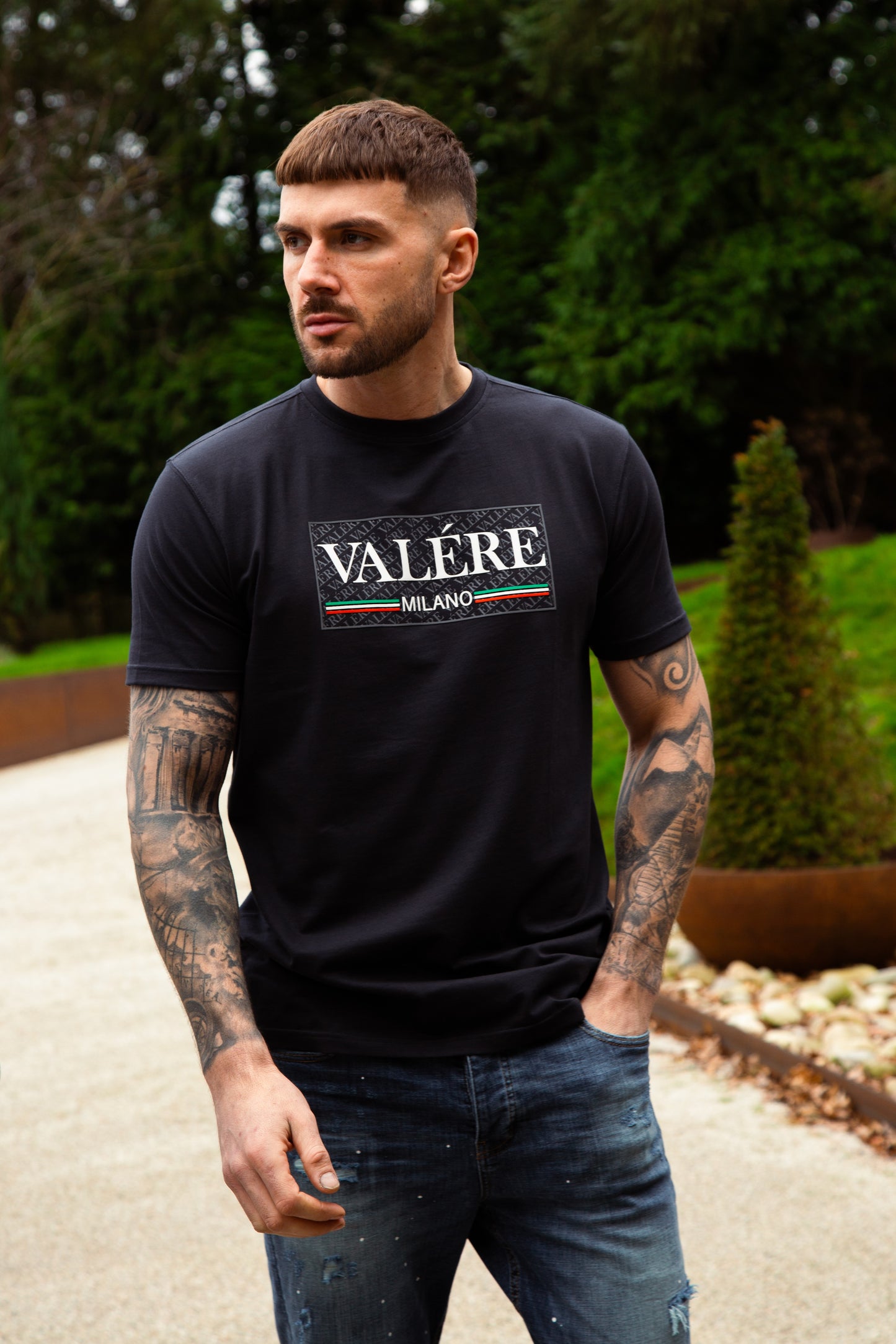 ARISTIDE NAVY TEE