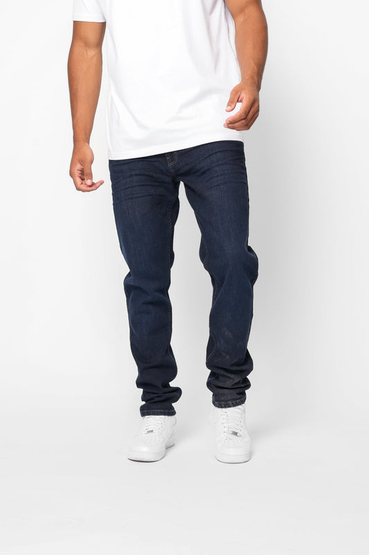 LUSSO BLUE BLACK JEAN