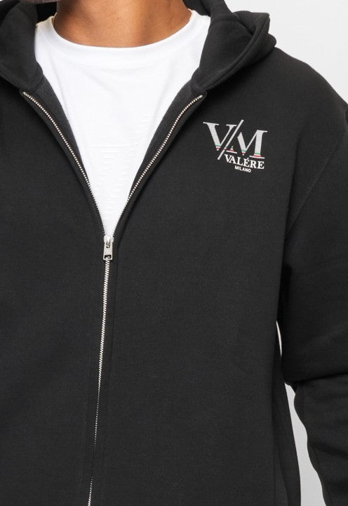 MONTE BLACK ZIP HOODIE