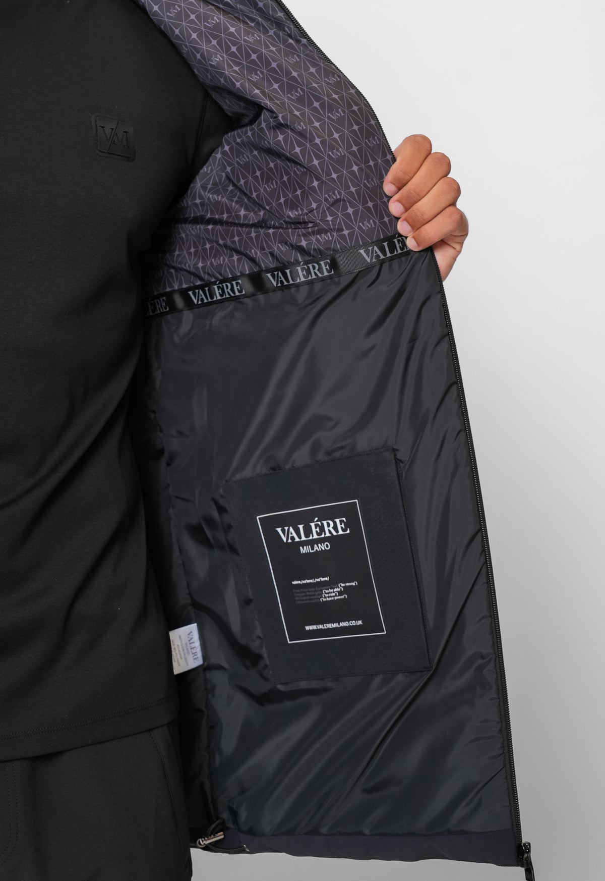 Clean Black 3/4 Length Coat