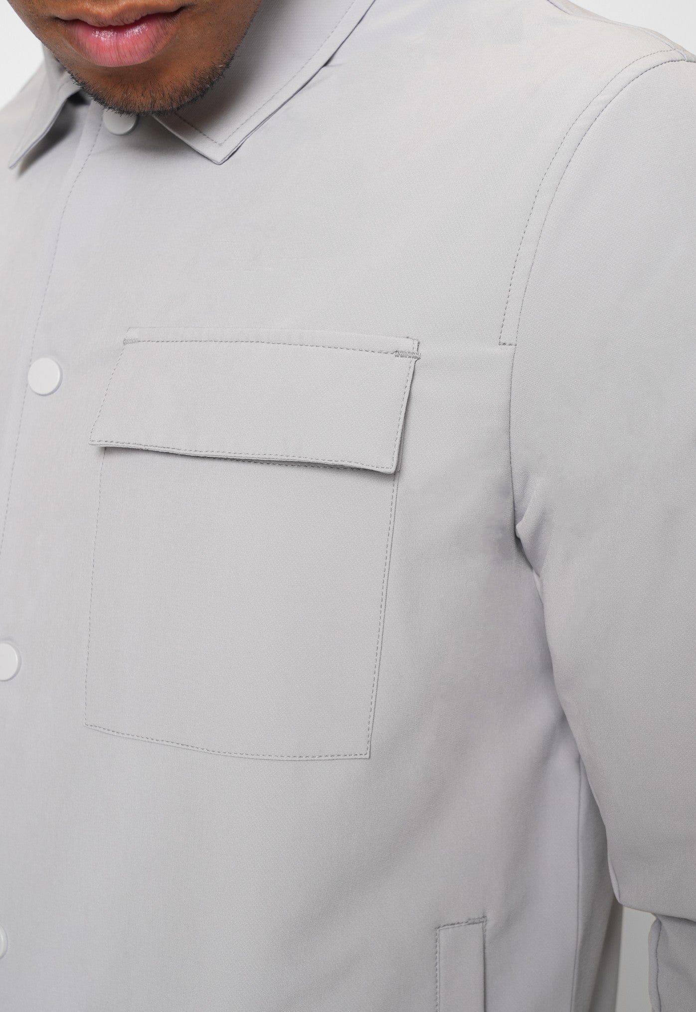 LUXE GREY OVERSHIRT