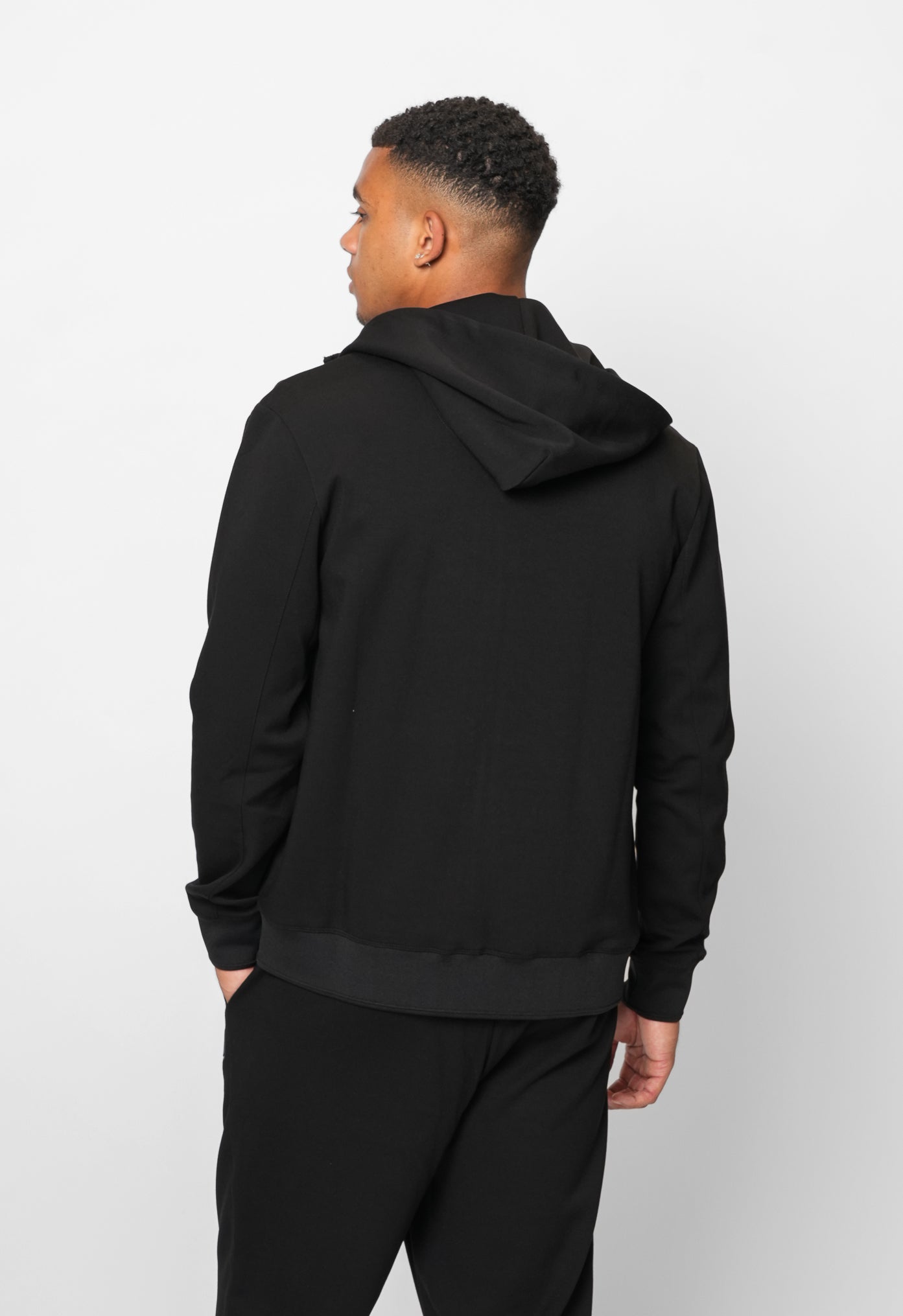 LUXE BLACK HOODIE