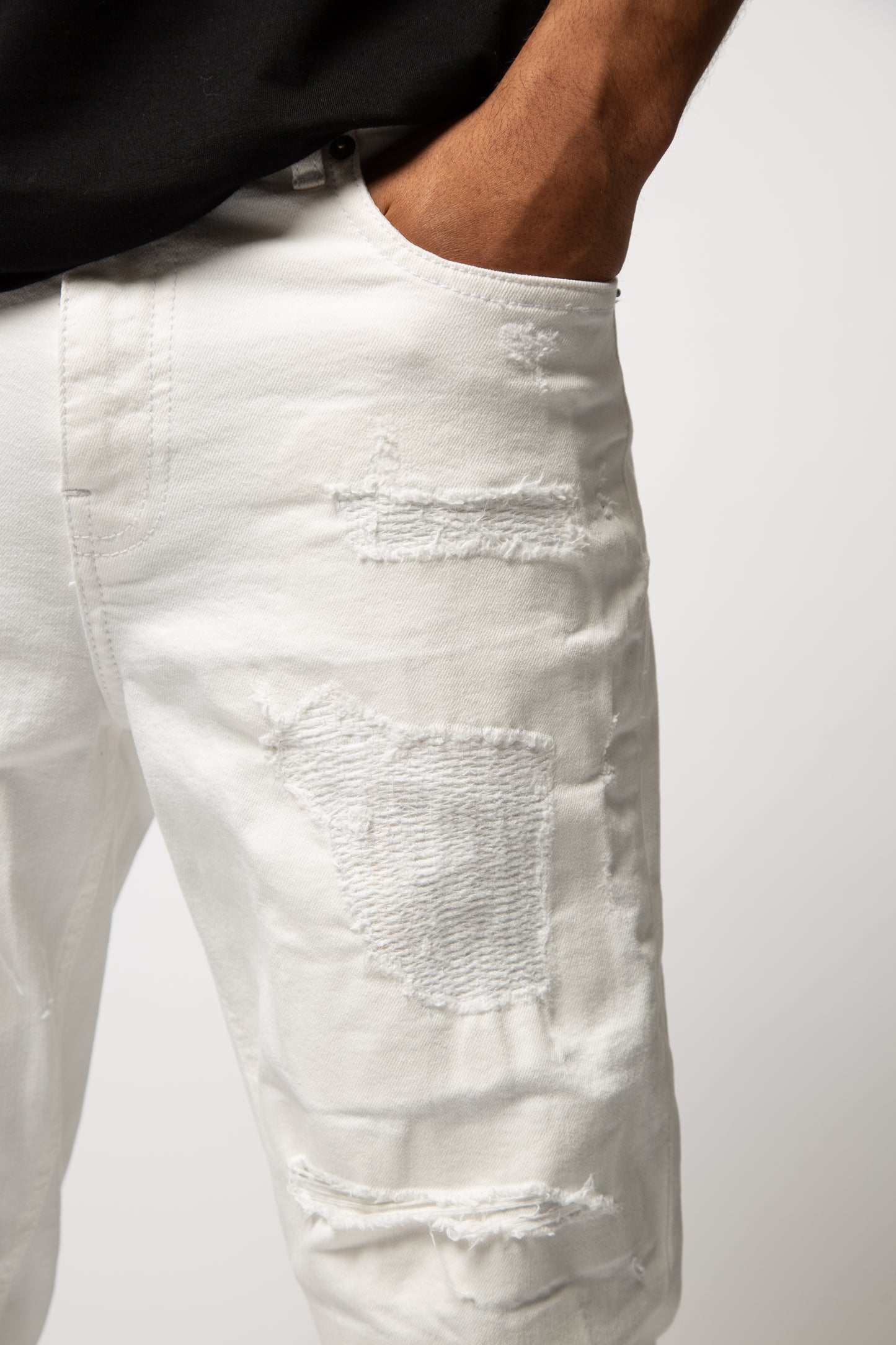 POZZILLO WHITE JEAN