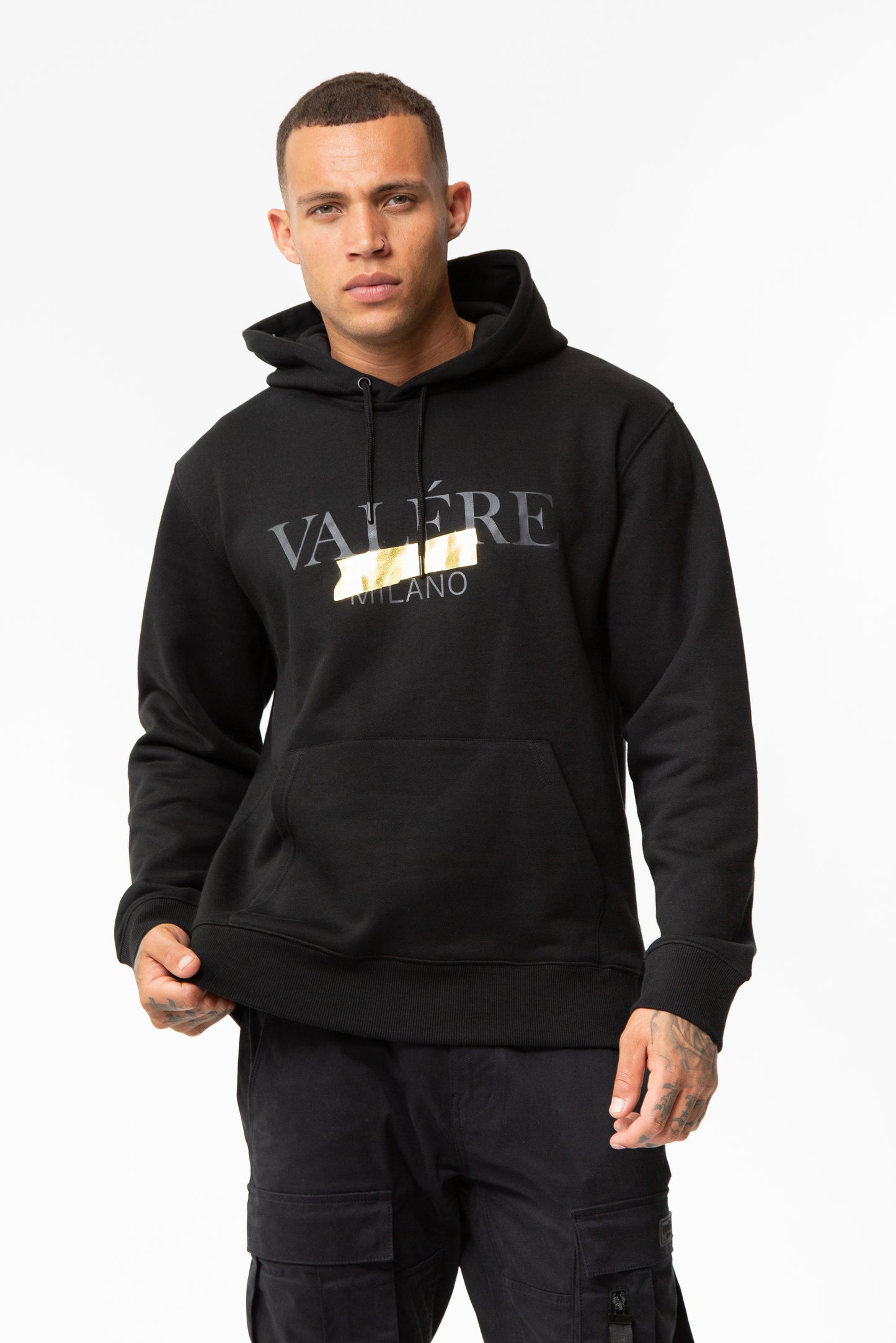 NASTRO BLACK/GOLD HOODIE