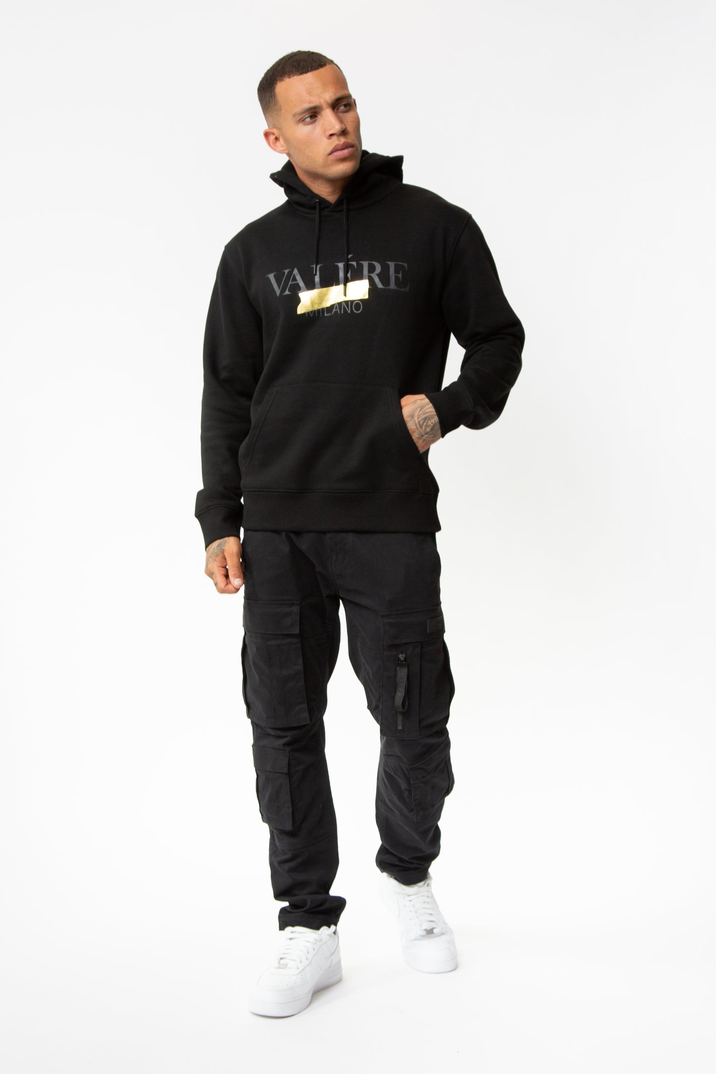 NASTRO BLACK/GOLD HOODIE