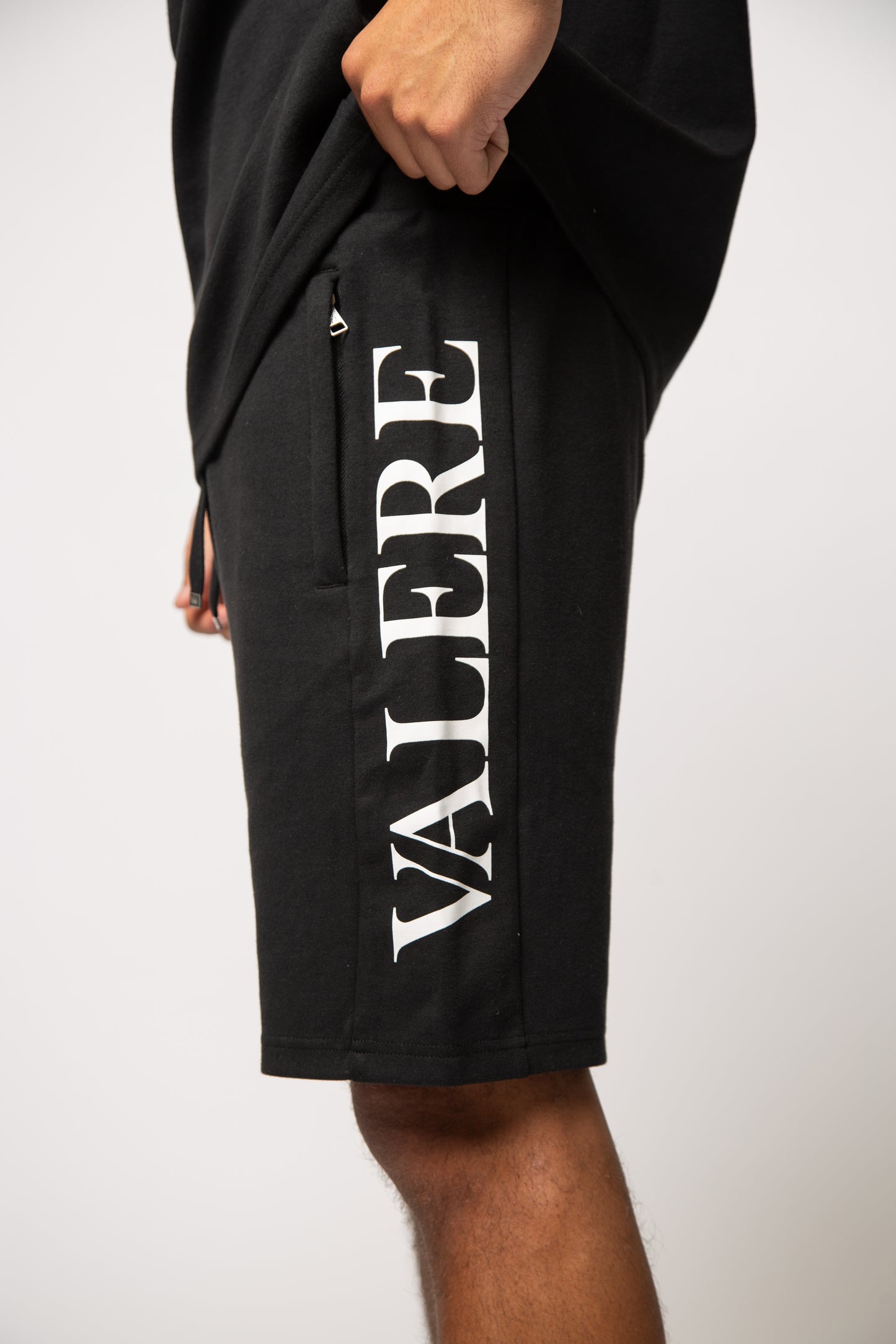 BLOCCO BLACK TEE & SHORT SET