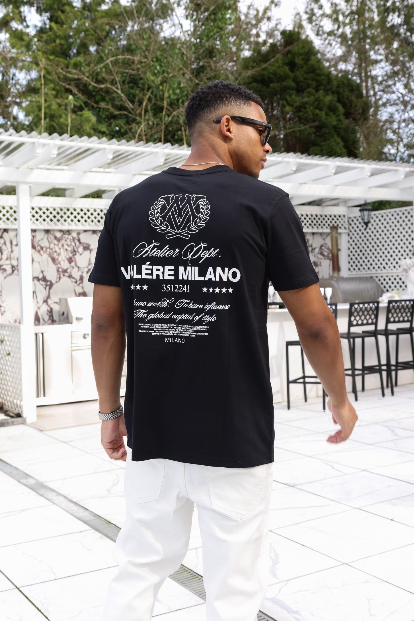 LEONCINI BLACK TEE