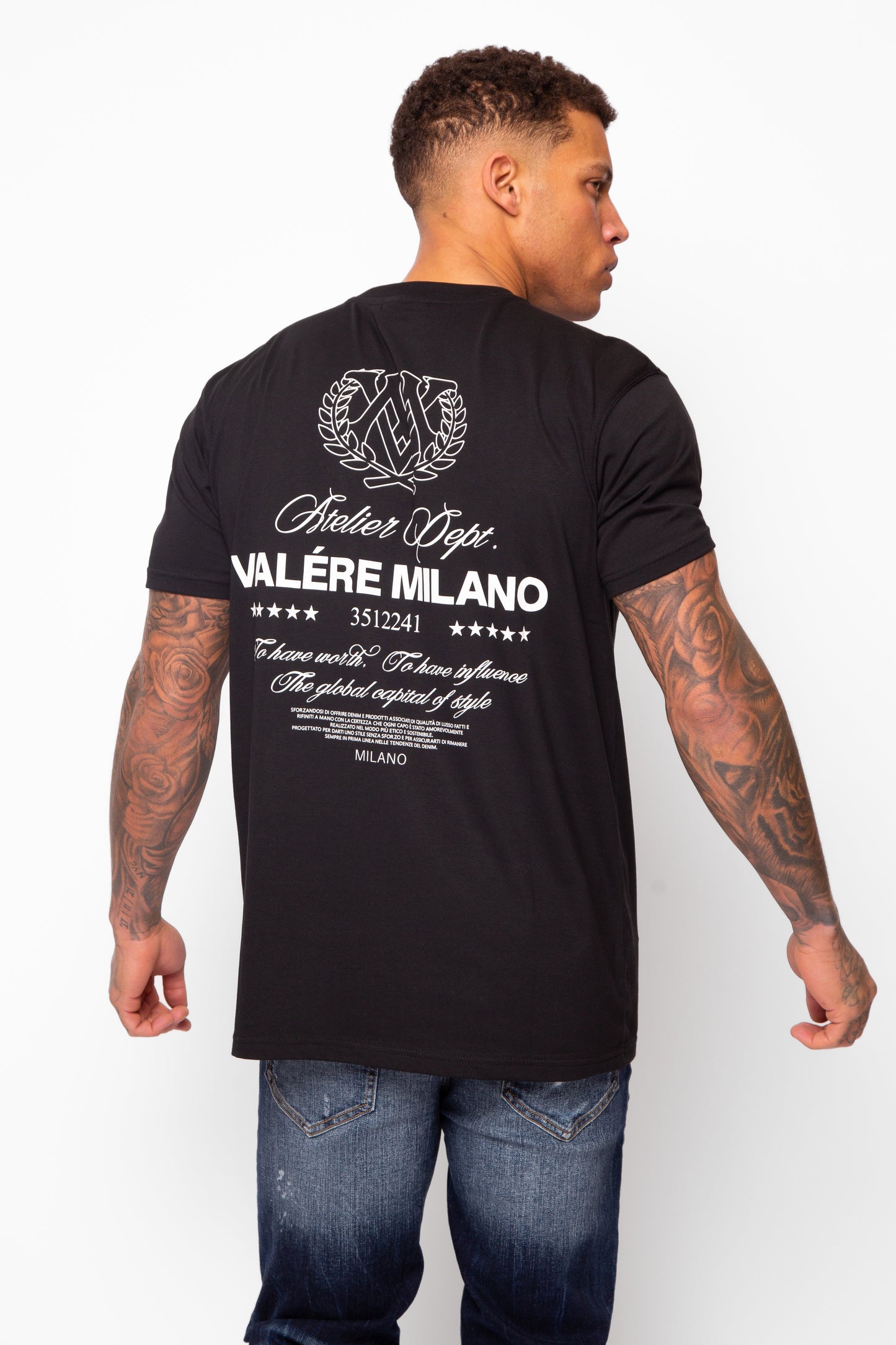 LEONCINI BLACK TEE
