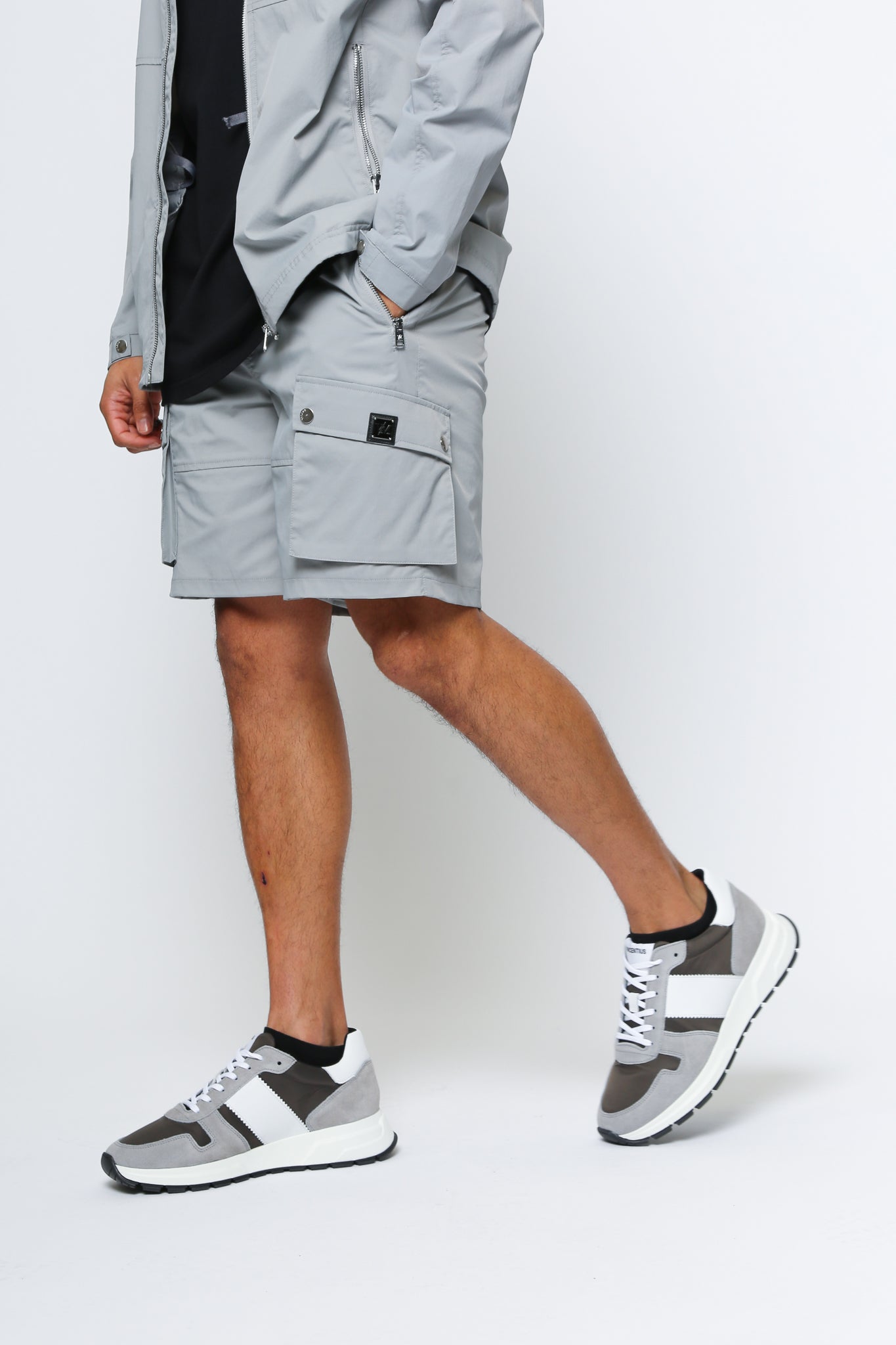 TECHNICO GREY JACKET & SHORT SET