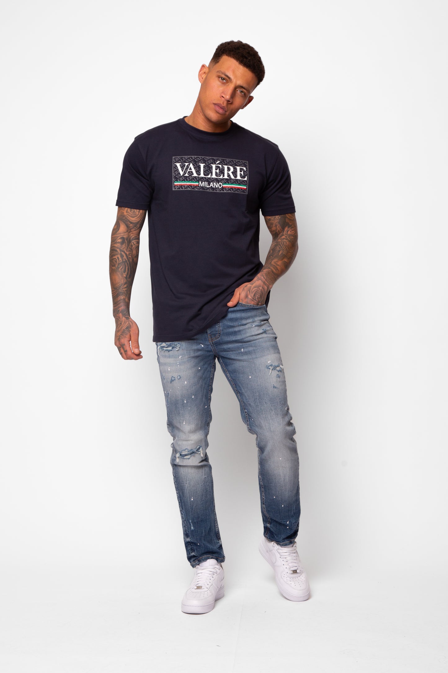 ARISTIDE NAVY TEE