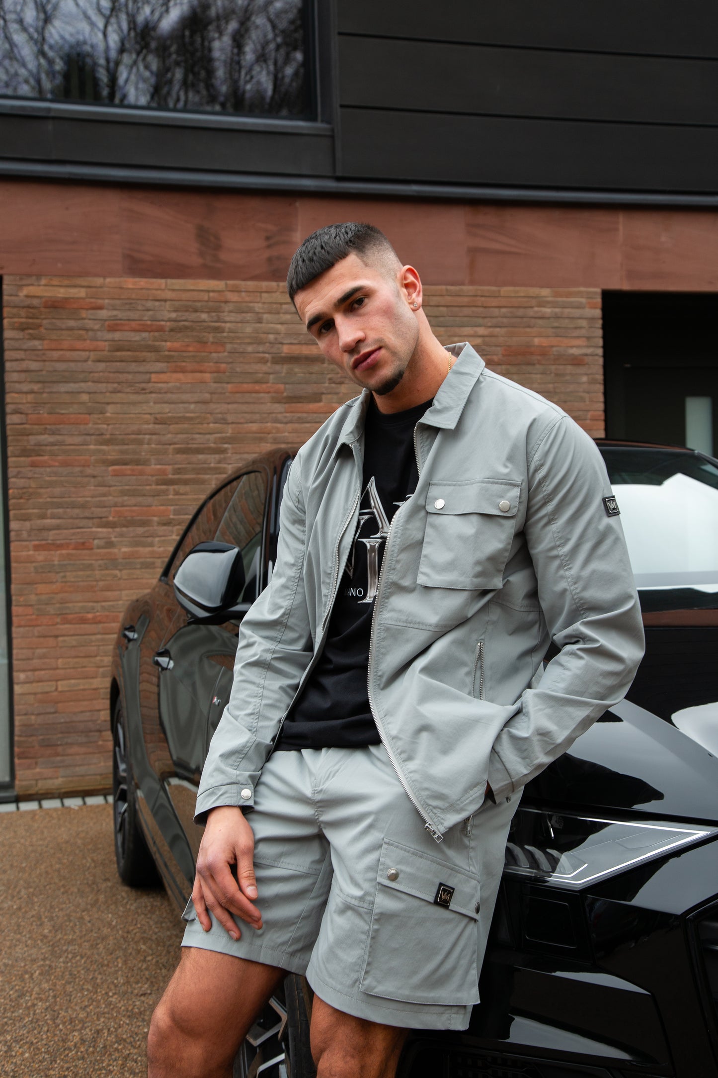 TECHNICO GREY JACKET & SHORT SET