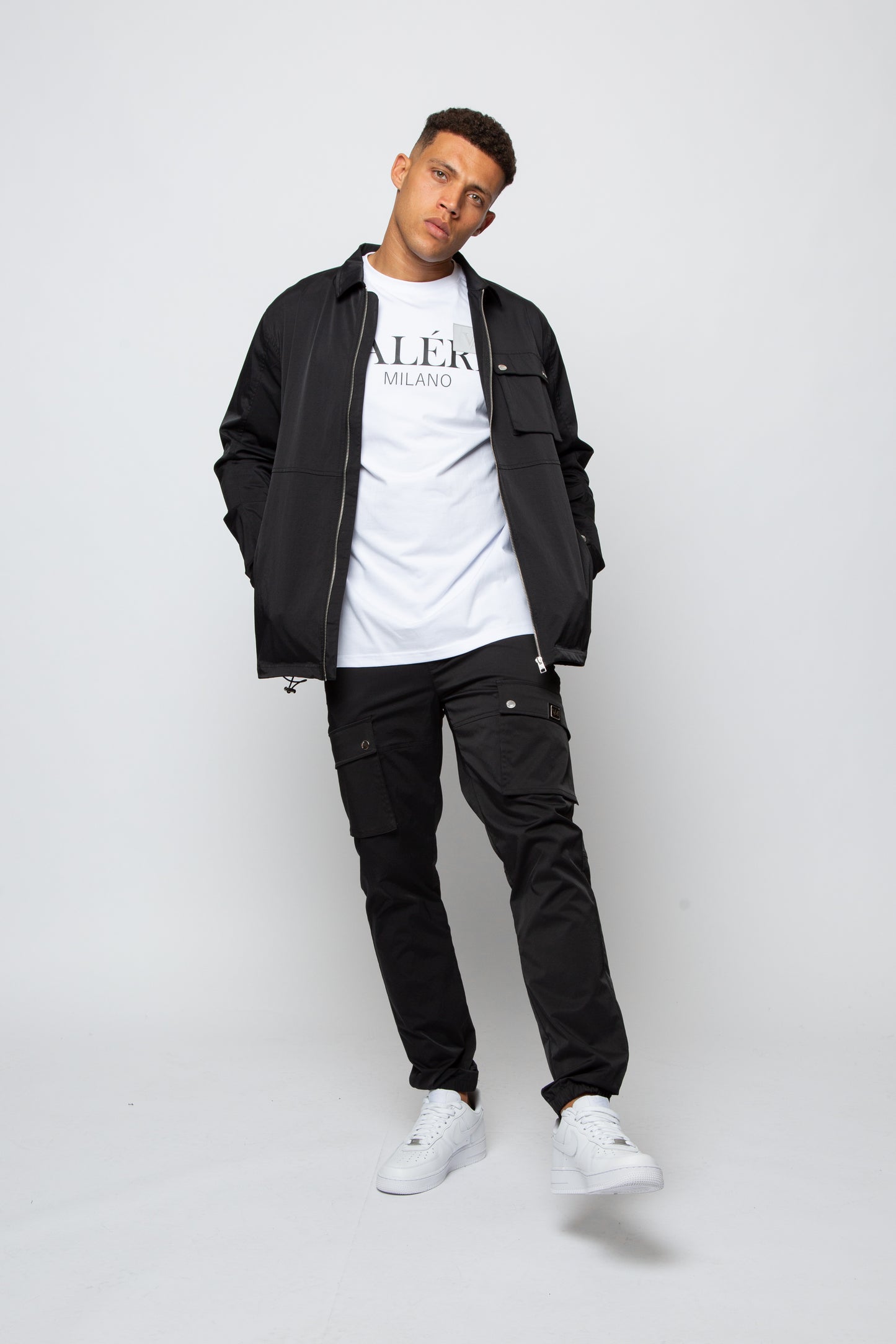 Technico Black Jacket & Cargo Set