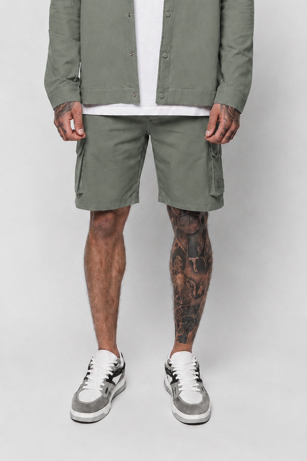 Luxe Premium Khaki Cargo Short