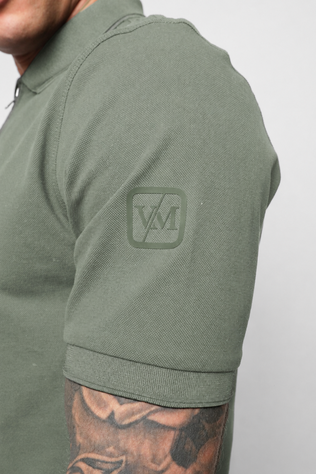 Luxe Premium Mercerised Khaki Polo