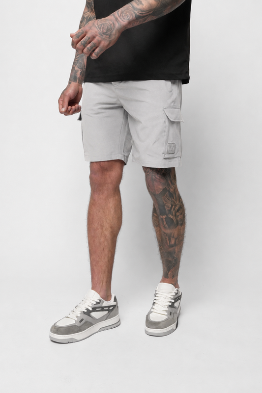 Luxe Premium Grey Cargo Short