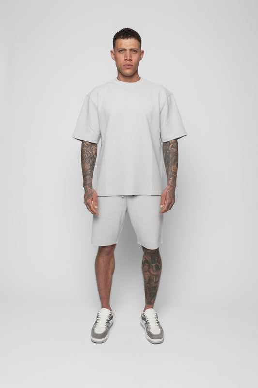 Nemi Grey T-Shirt & Short Set