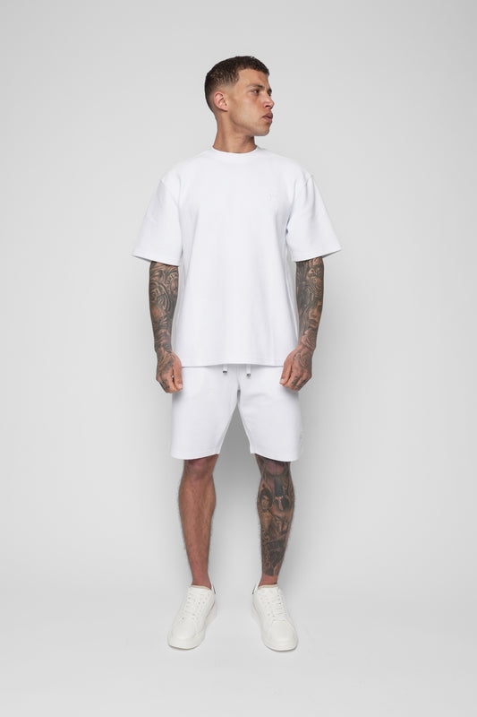 Nemi White T-Shirt & Short Set