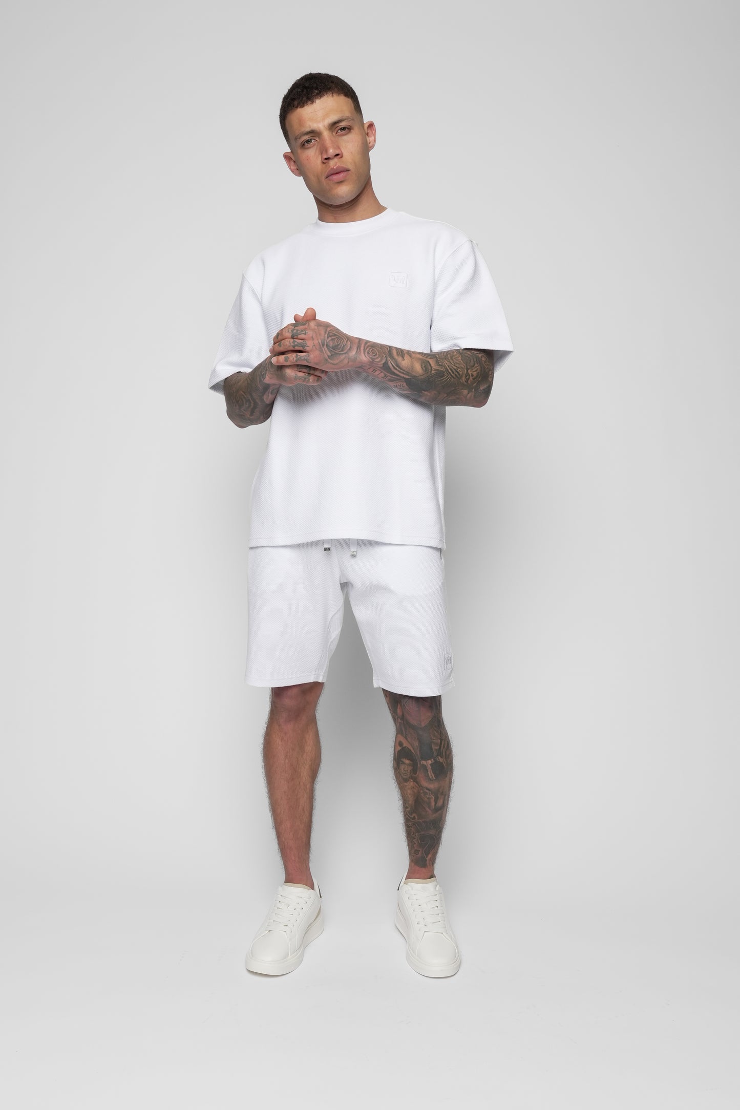 Nemi White T-Shirt & Short Set