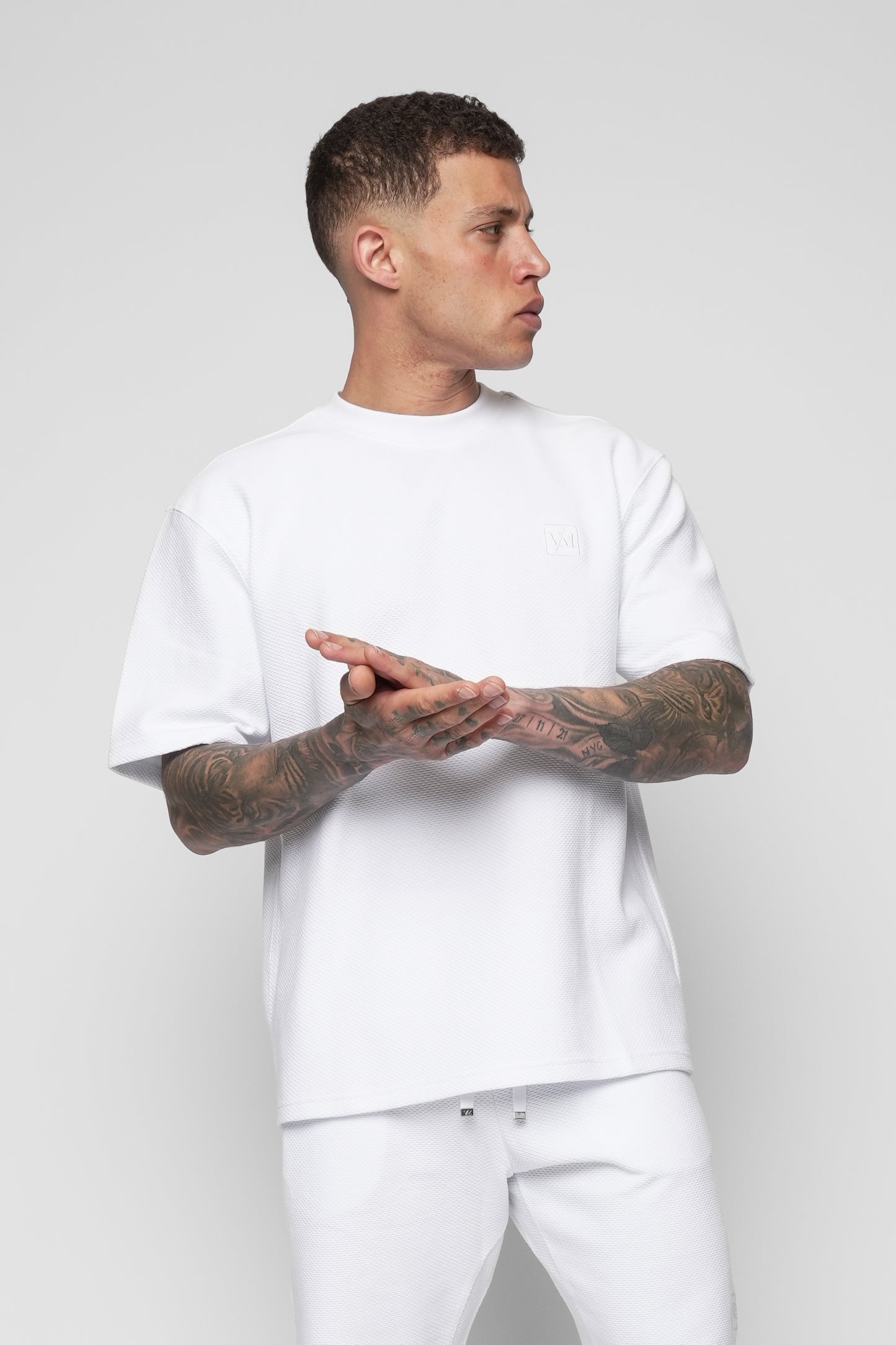 Nemi White T-Shirt & Short Set