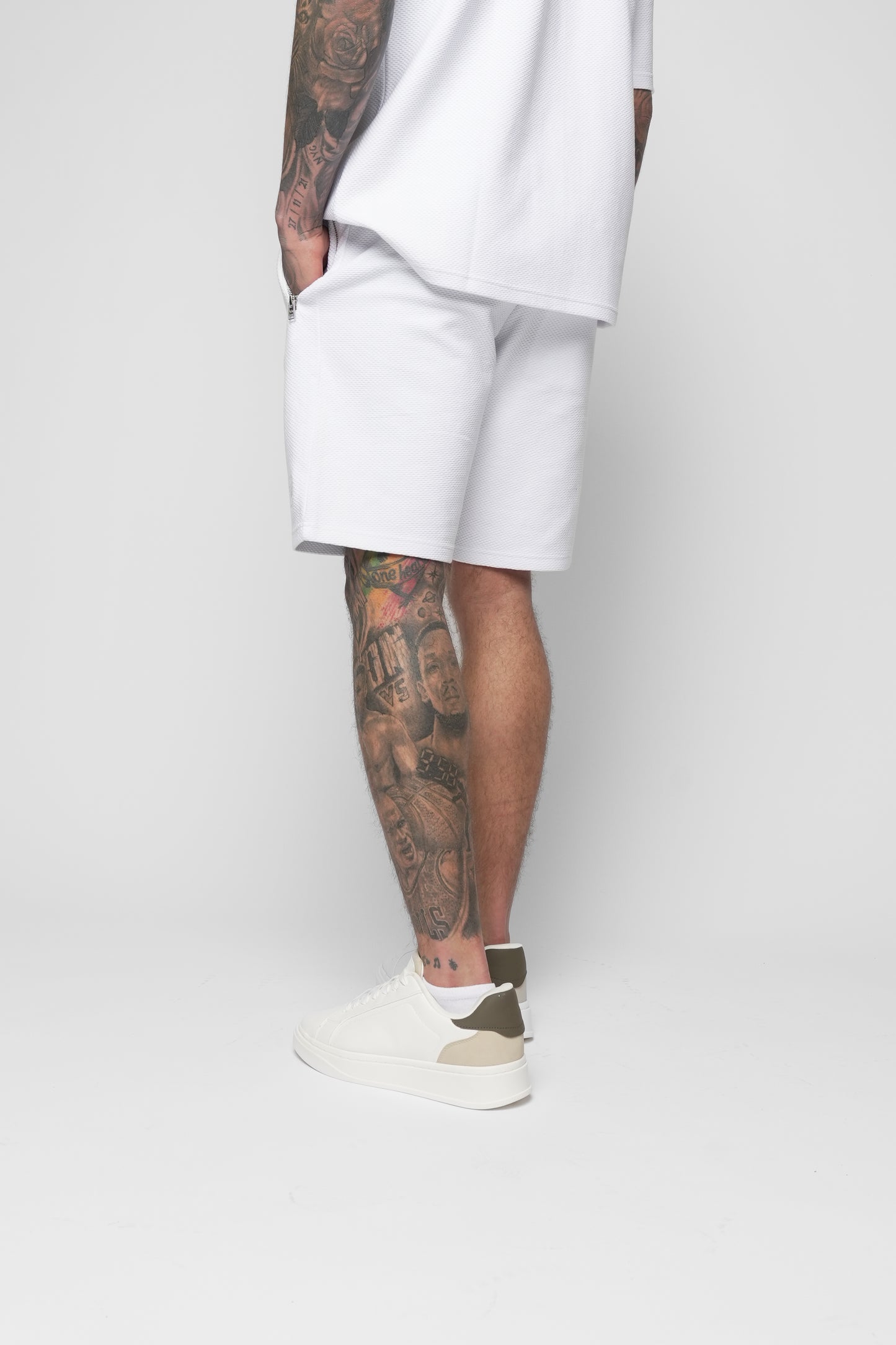 Nemi White T-Shirt & Short Set