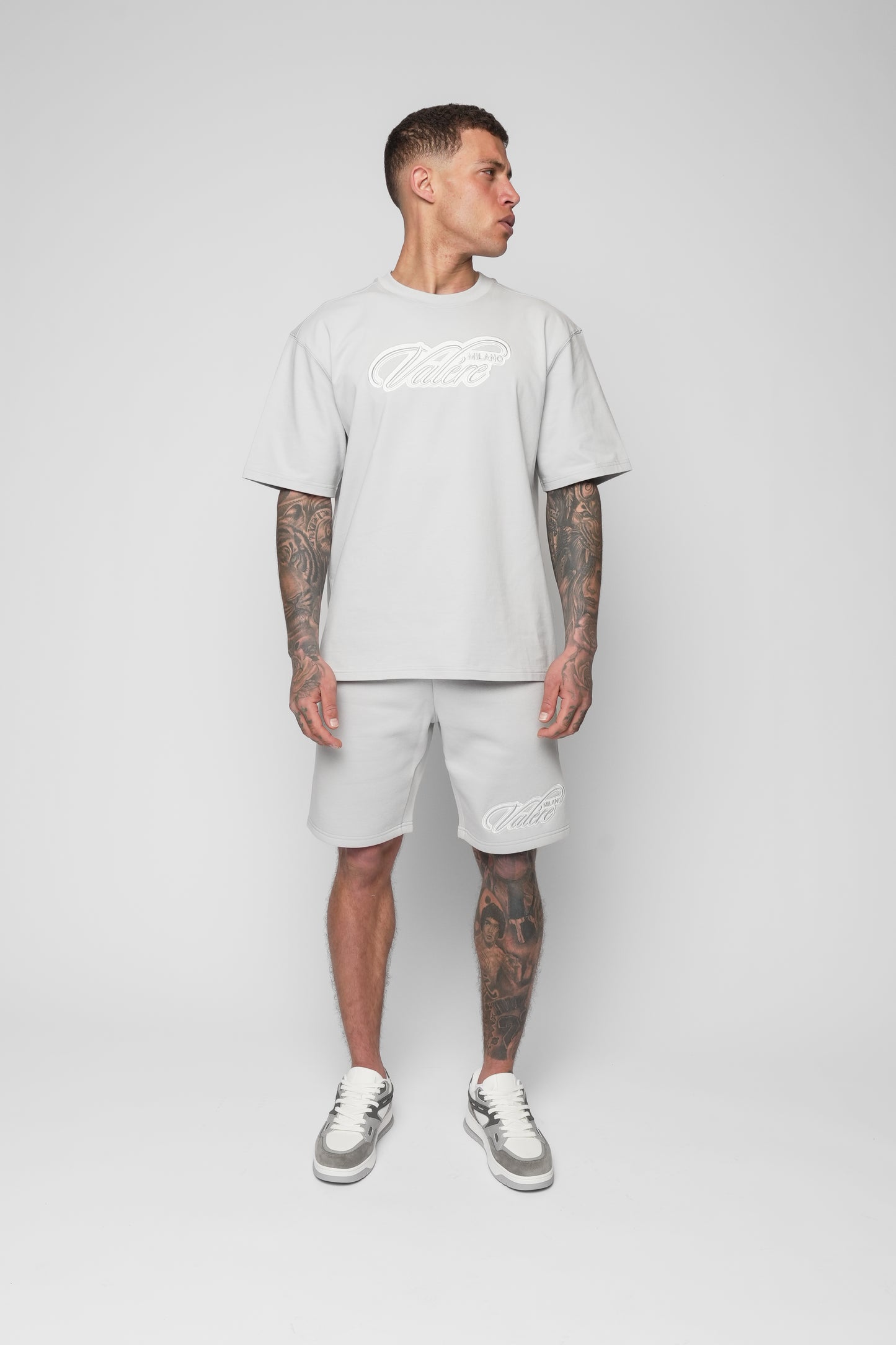 Baratz Grey T-Shirt & Short Set
