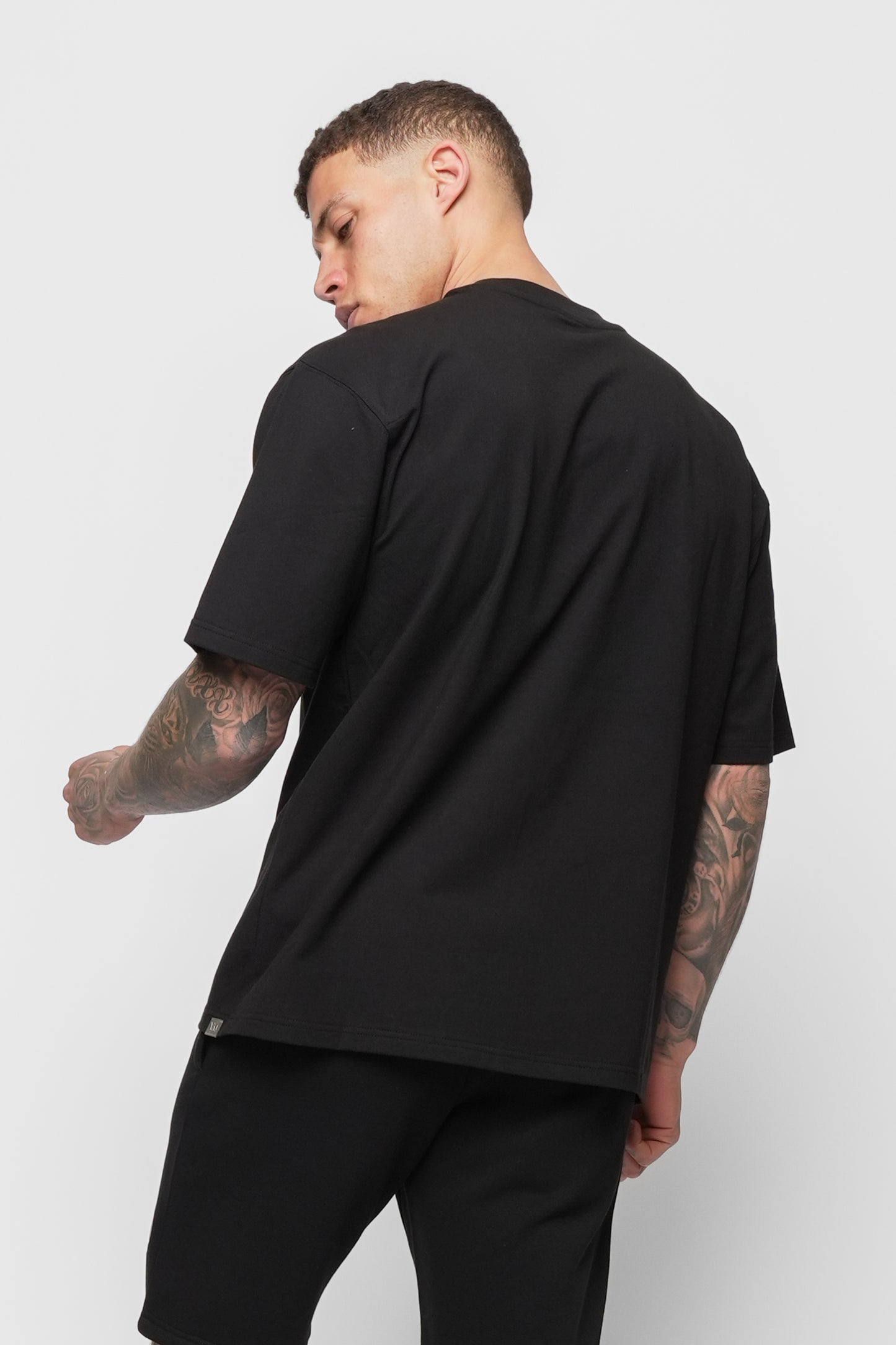 Baratz Black T-Shirt & Short Set