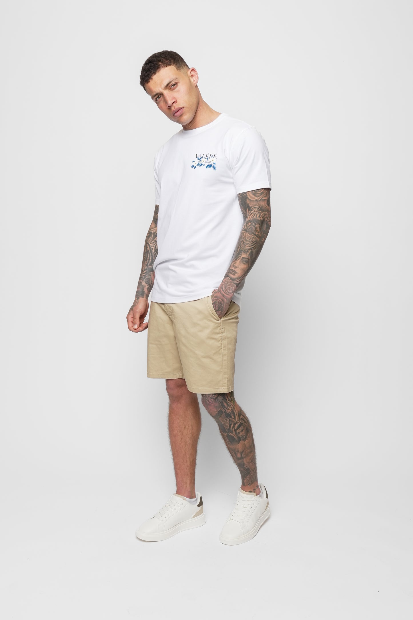 FUSINE WHITE TEE