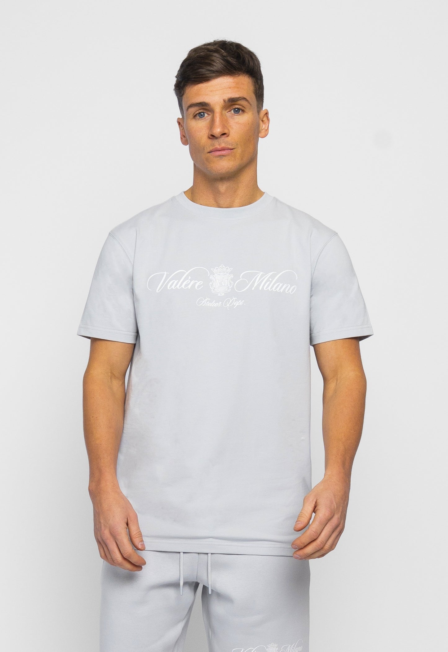 Devaro Grey T-Shirt & Short Set
