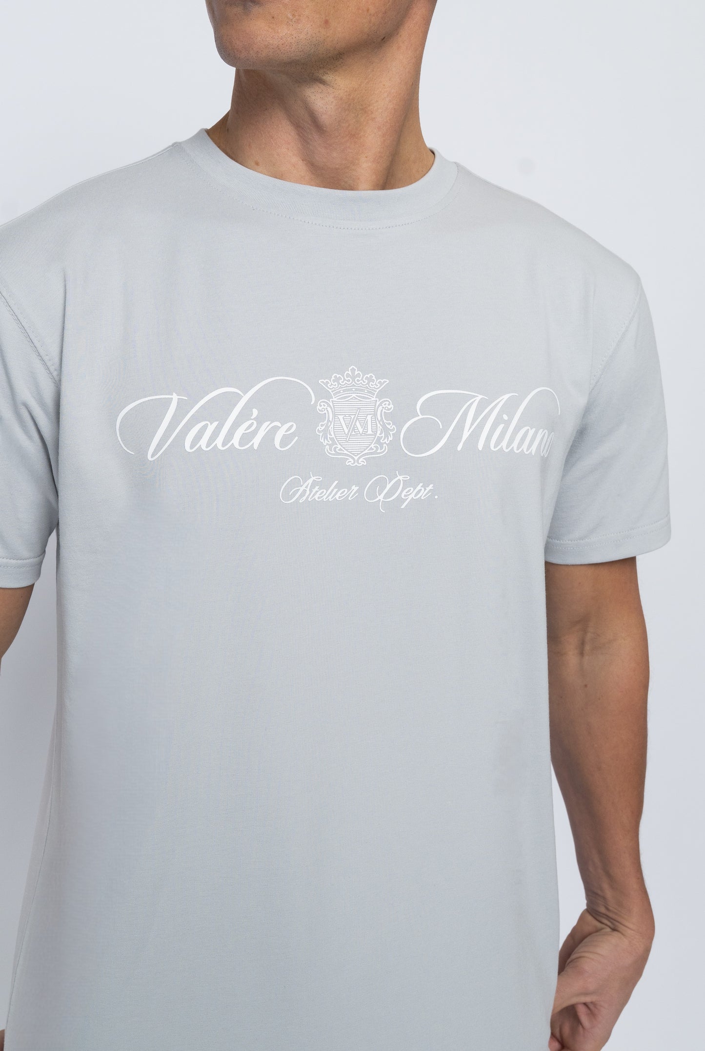 Devaro Grey T-Shirt & Short Set