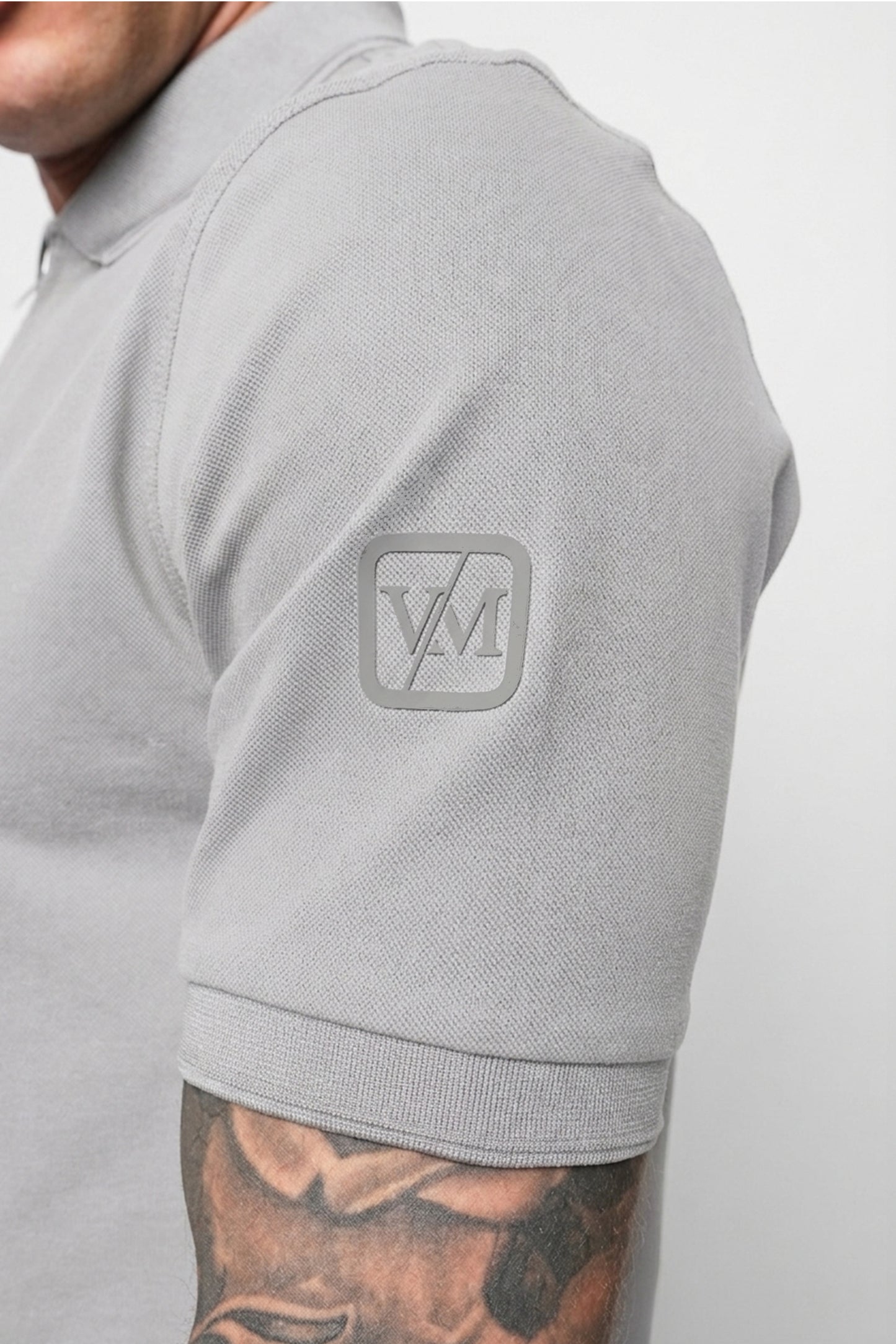 Luxe Premium Mercerised Grey Polo