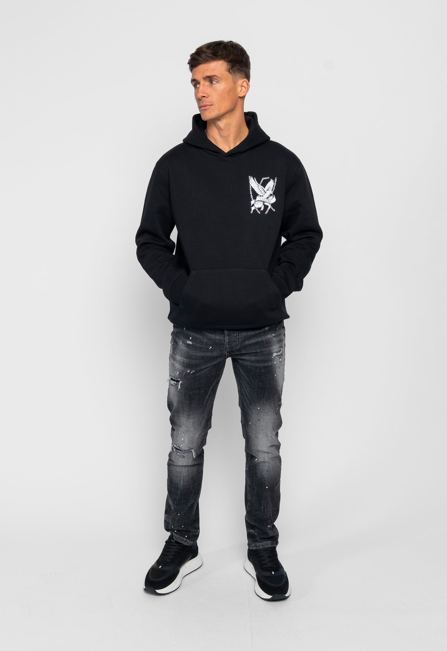 MONVISO BLACK HOODIE