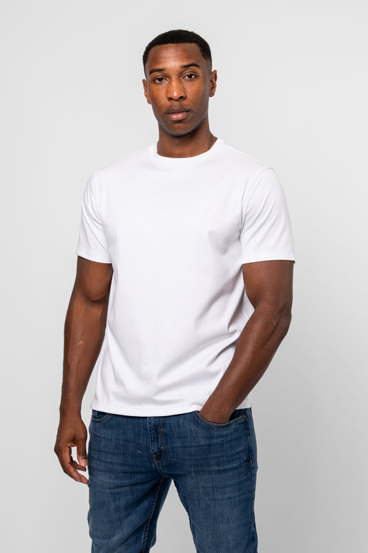 Luxe Premium Mercerised White T-Shirt