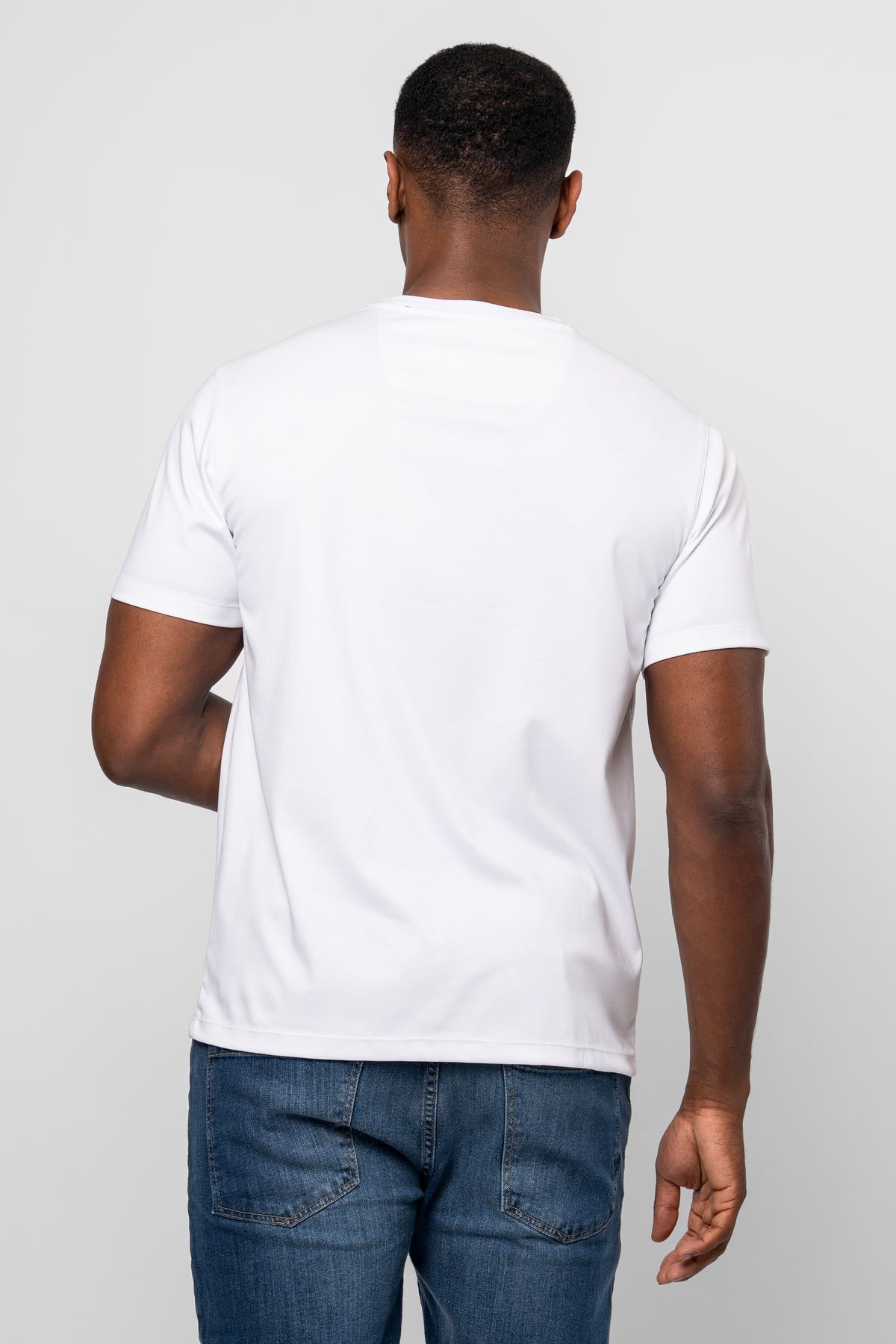 Luxe Premium Mercerised White T-Shirt