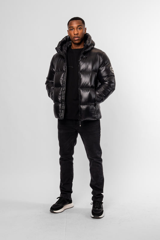 Tomeo Black Puffer Jacket