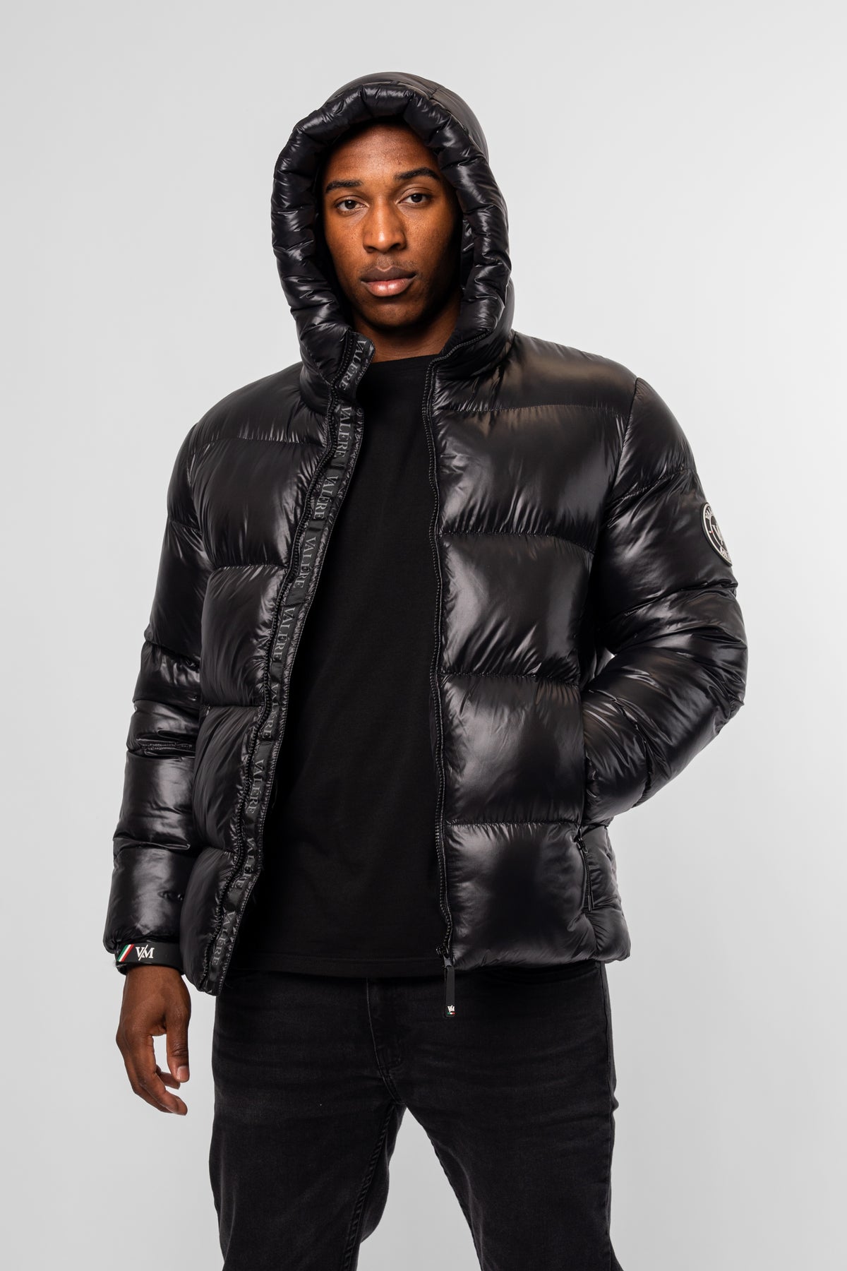 Tomeo Black Puffer Jacket