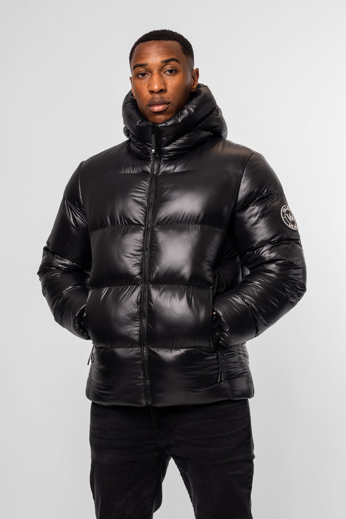 Tomeo Black Puffer Jacket