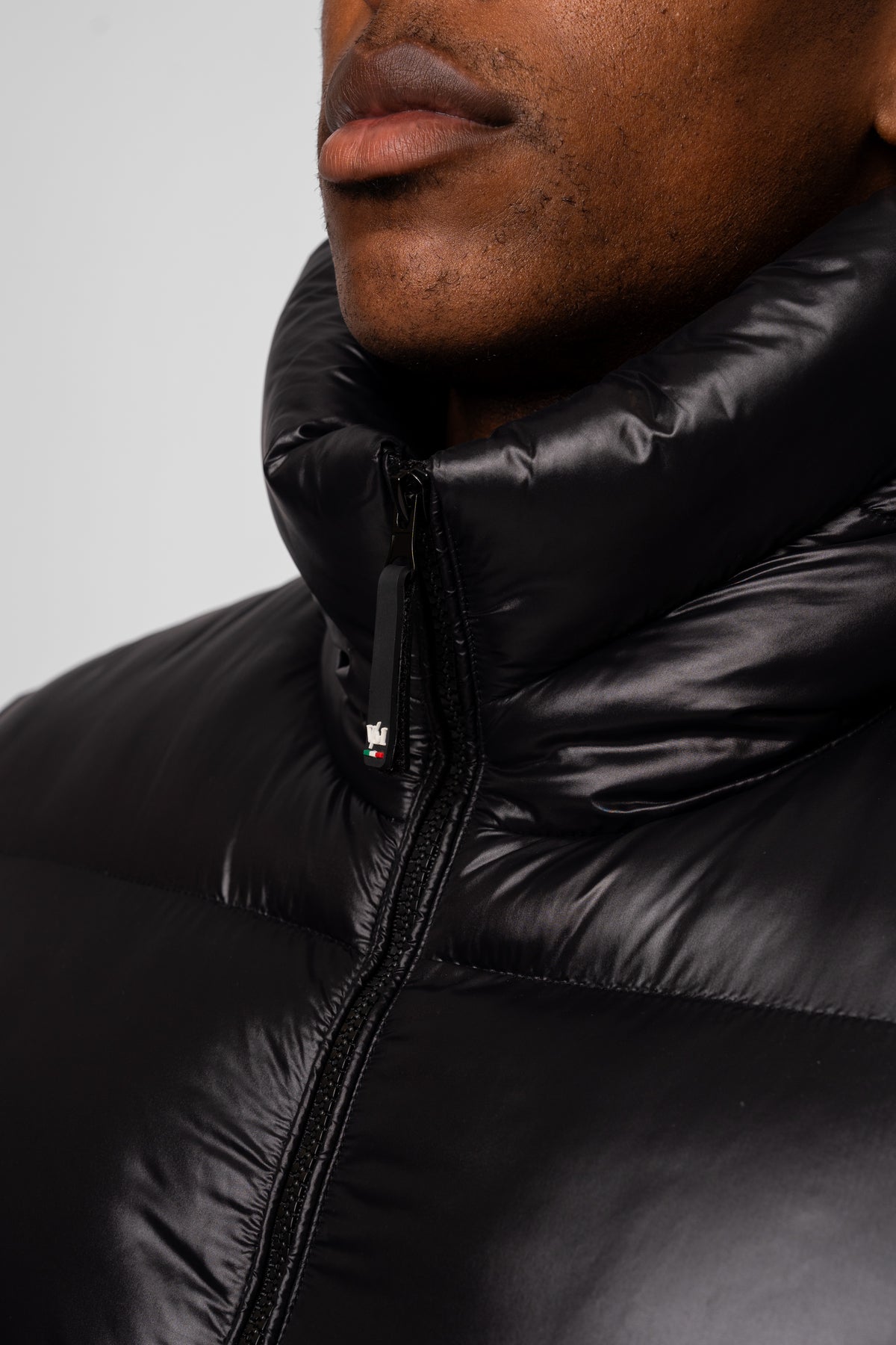 Tomeo Black Puffer Jacket