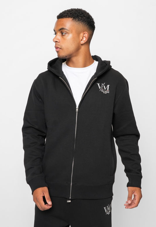 MONTE BLACK ZIP HOODIE