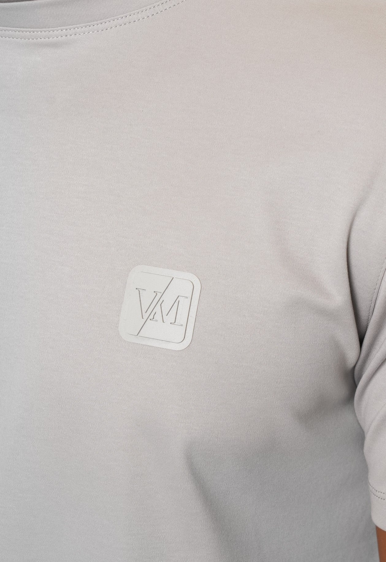 LUXE MERCERISED GREY TEE