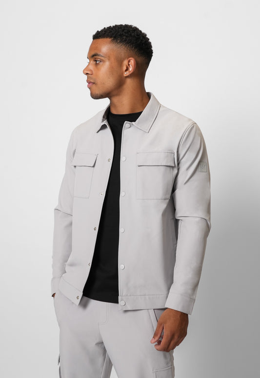 LUXE GREY OVERSHIRT