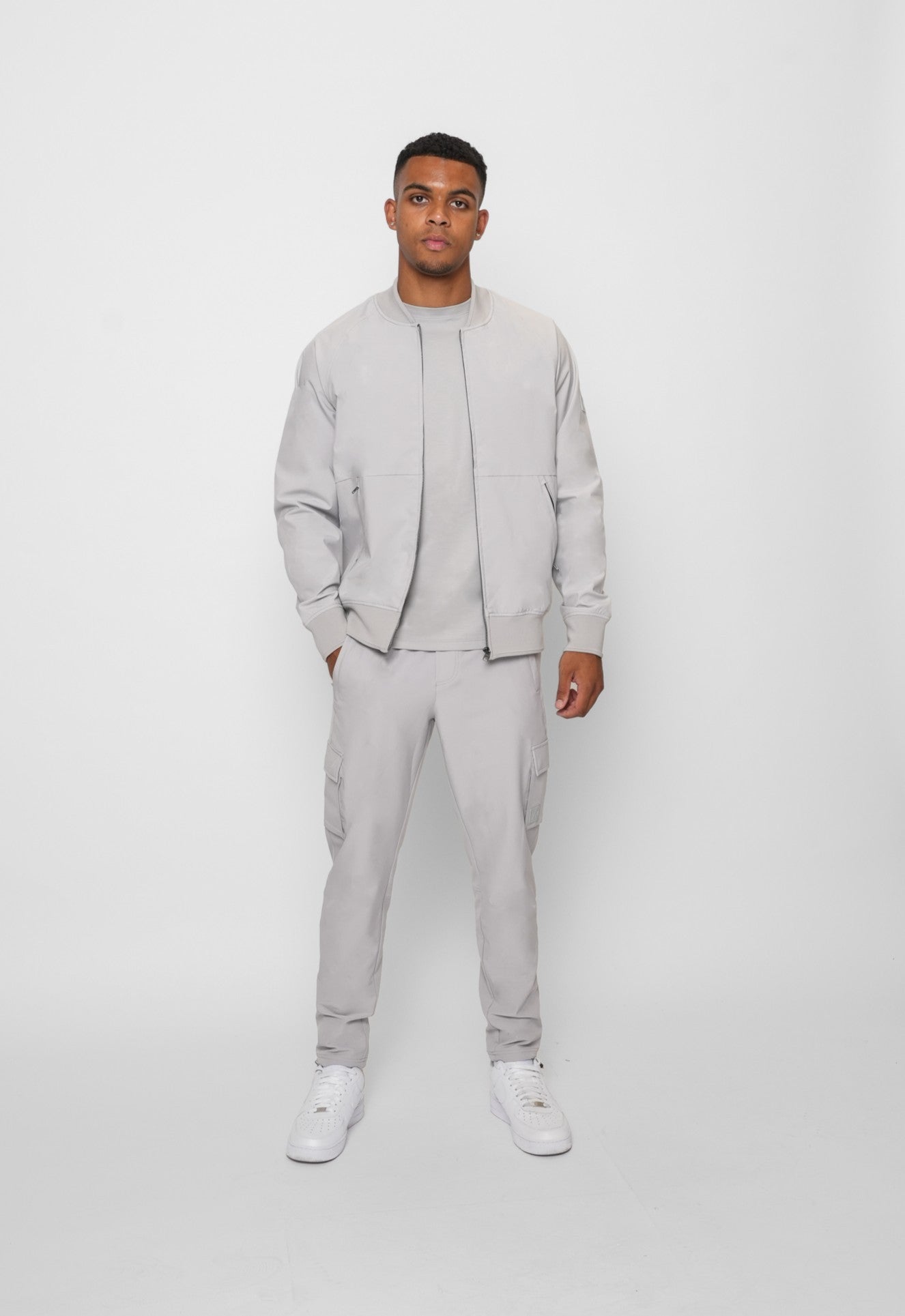 LUXE GREY BOMBER
