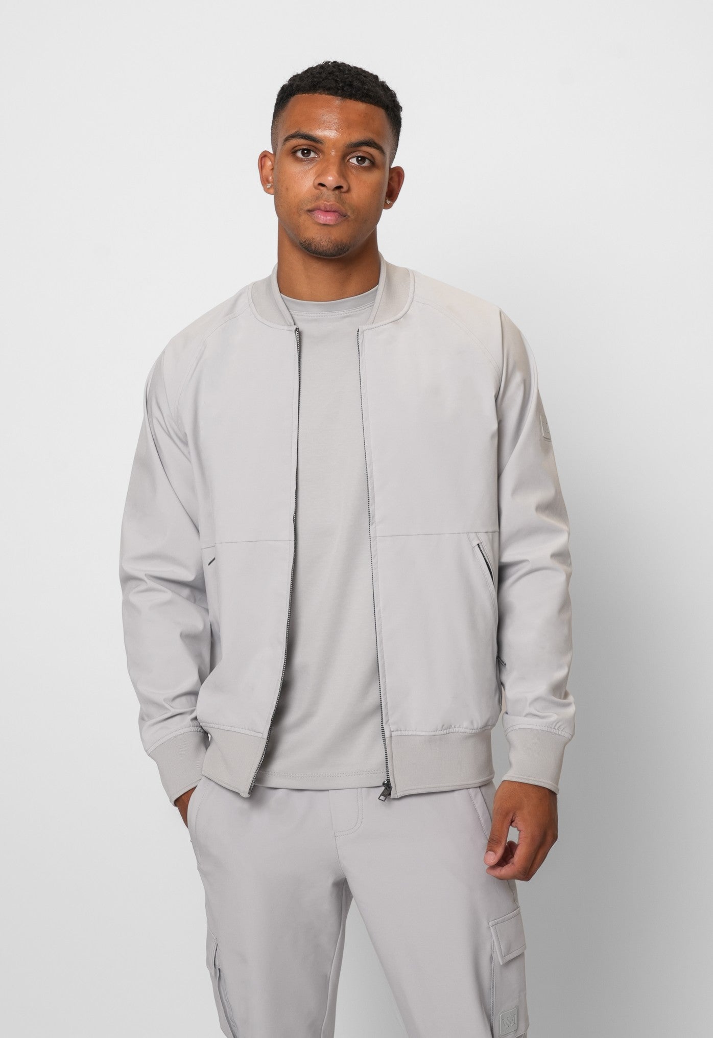 LUXE GREY BOMBER