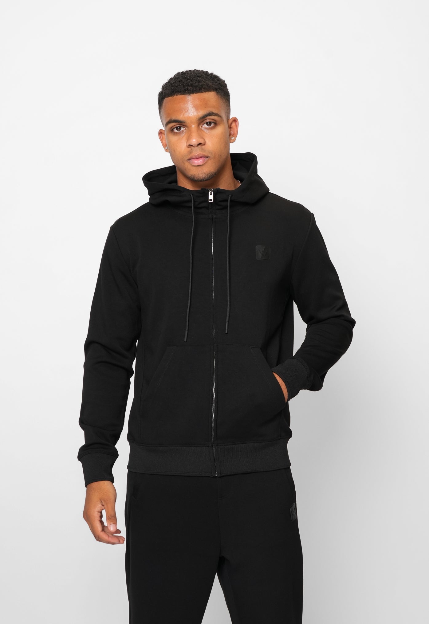 LUXE BLACK HOODIE