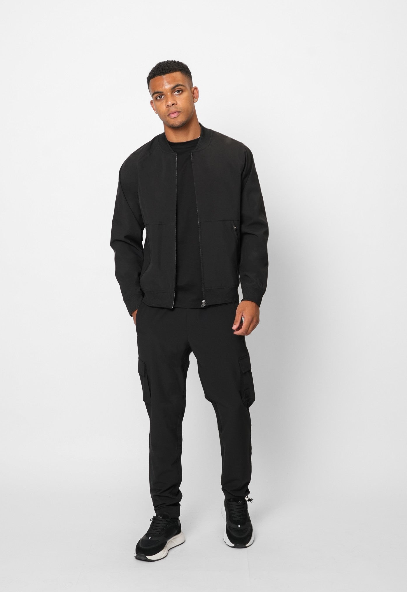 LUXE BLACK OVERSHIRT