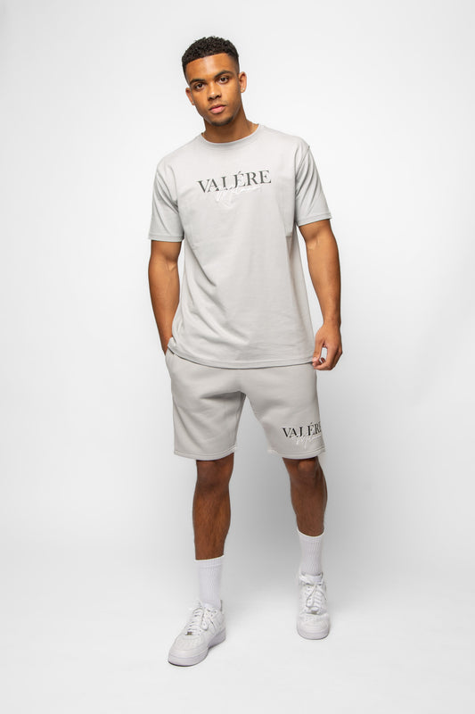 COPIONE GREY TEE & SHORT SET