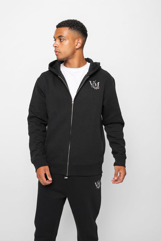 MONTE BLACK ZIP HOODIE