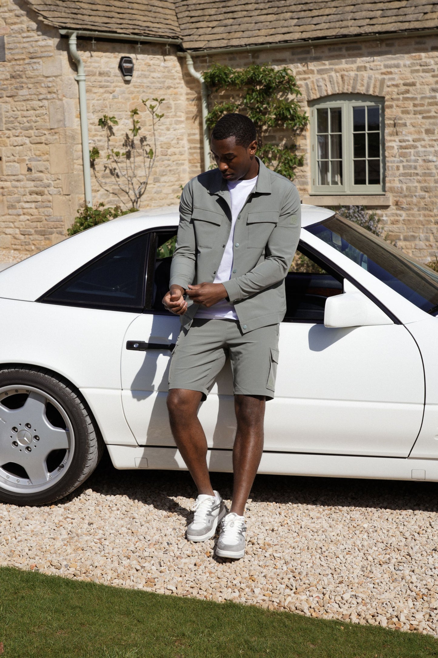 Luxe Premium Khaki Cargo Short