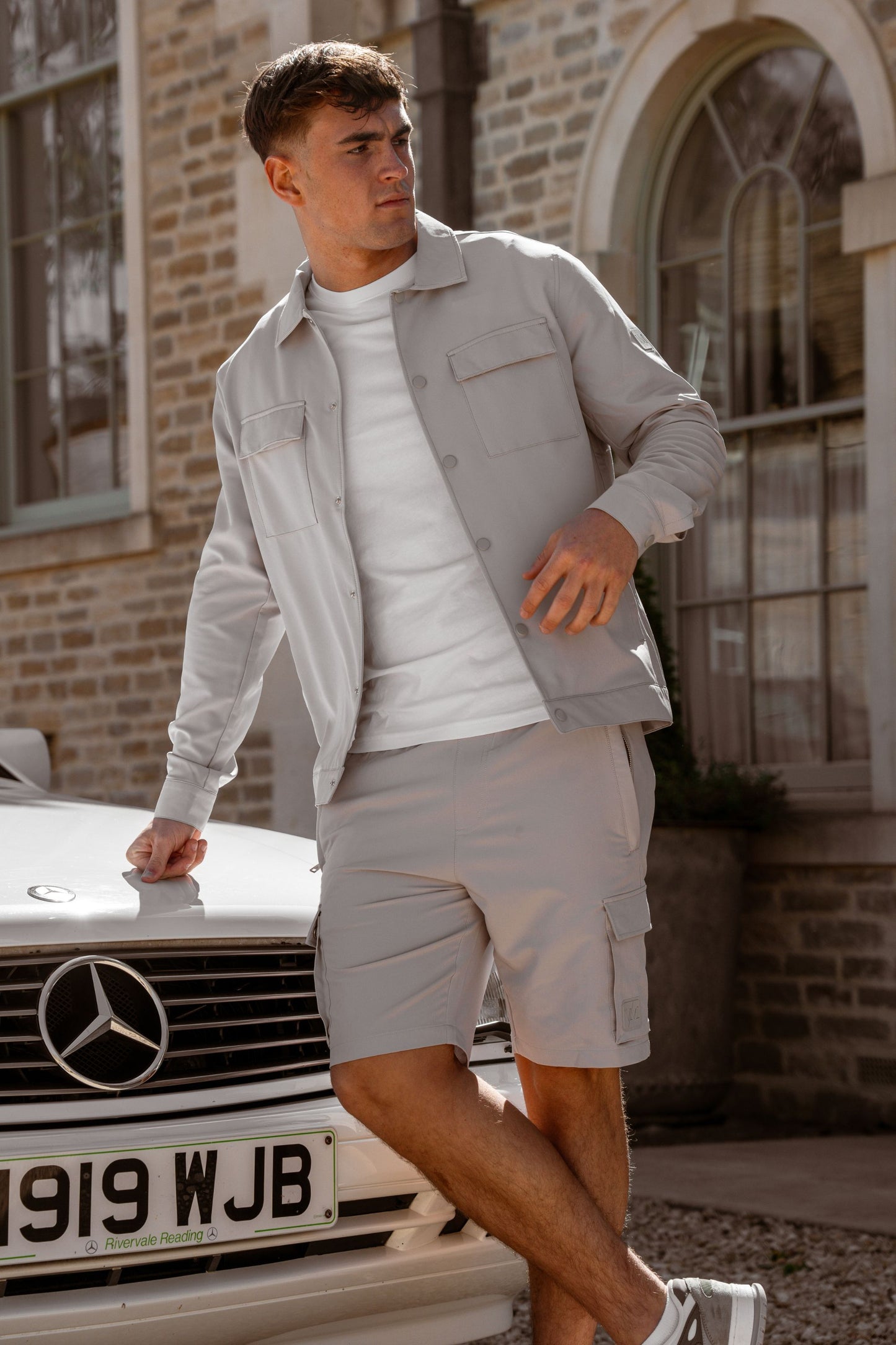 Luxe Premium Grey Overshirt