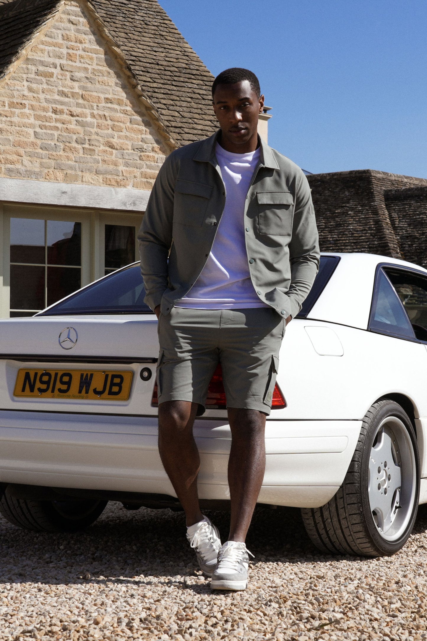 Luxe Premium Khaki Overshirt
